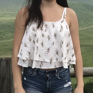 Floral tank top
